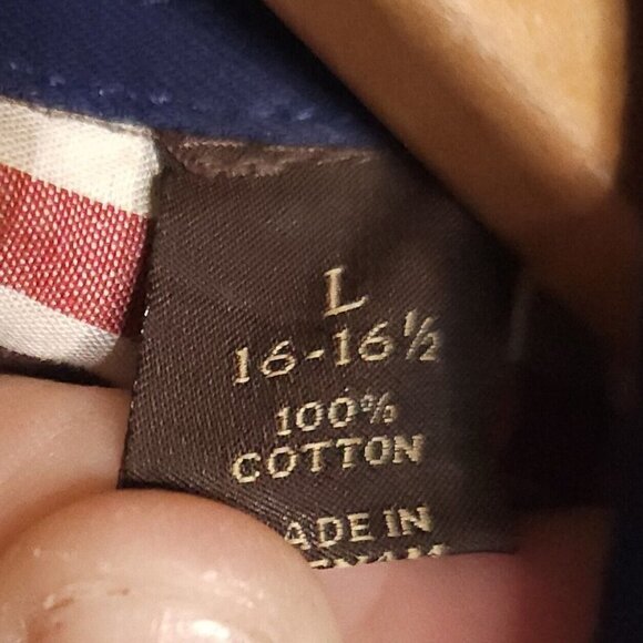 Tasso Elba Mens Rust Tan Green Plaid Button Down Shirt Large - Picture 5 of 6